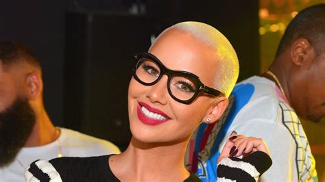 amber rose shaved head|The Reason Why Amber Rose Is Ditching Her Signature .